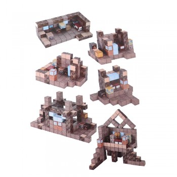Minecube Inteligent Cuburi Magnetice de Constructie Craft, 80 buc