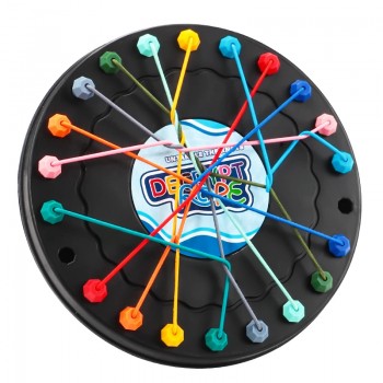 copy of Joc Puzzle cu Șnururi, Dezleaga Nodurile Colorate, Antistres pentru Toata Familia, 8 x 8 cm