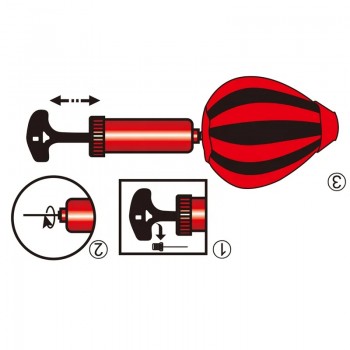 Jucarie Minge de Boxing cu Ventuza si Manusa, 35 cm Inaltime