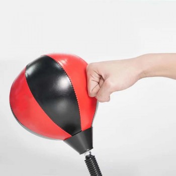 Jucariea Interactive Set Minge de Boxing cu Ventuza si Manusa, 35 cm Inalțime, Ideal pentru Copii