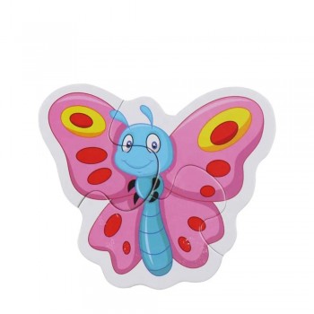 Puzzle Educational Insecte pentru Copii – Set cu 6 Modele Colorate, +3 Ani