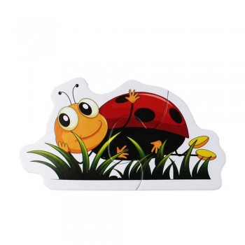 Puzzle Educational Insecte pentru Copii – Set cu 6 Modele Colorate, +3 Ani