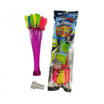 Baloane cu Apă Auto-Închise, Umplere Rapidă 37 Baloane în 60 Secunde, Joc de Vară