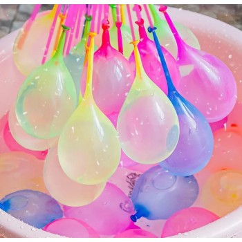 Baloane cu Apă Auto-Închise, Umplere Rapidă 37 Baloane în 60 Secunde, Joc de Vară