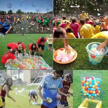 Baloane cu Apă Auto-Închise, Umplere Rapidă 37 Baloane în 60 Secunde, Joc de Vară