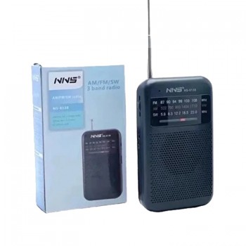 Radio de Buzunar Model NNS NS-8138 - AM/FM/SW, cu Difuzor Incorporat, Alimentare pe Baterii