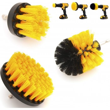 Set 3 Perii Universale pentru Curatare Intensiva cu Bormasina