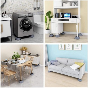 Picioare Suporti pentru Masina de Spalat, 4 Buc, Amortizare si Fixare Sigură