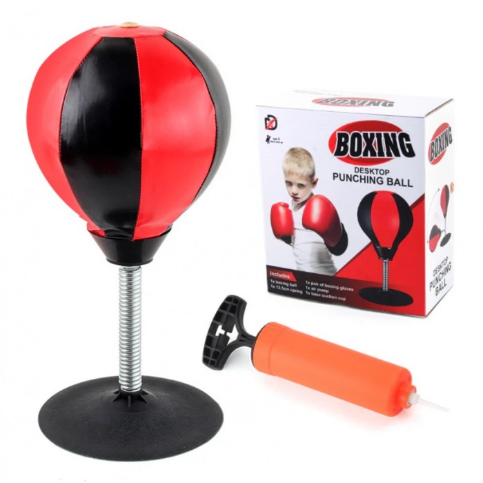 Jucarie Minge de Boxing cu Ventuza si Manusa, 35 cm Inaltime