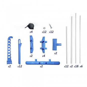 Uscator Mare de Haine pe Roti, 3 Etaje, Multifunctional, Usor de Depozitat si Mutat