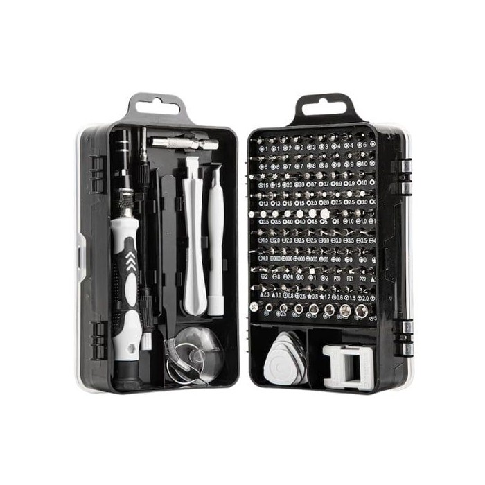 Trusa Surubelnite 115 in 1 pentru Electronice Precizie PC Telefon