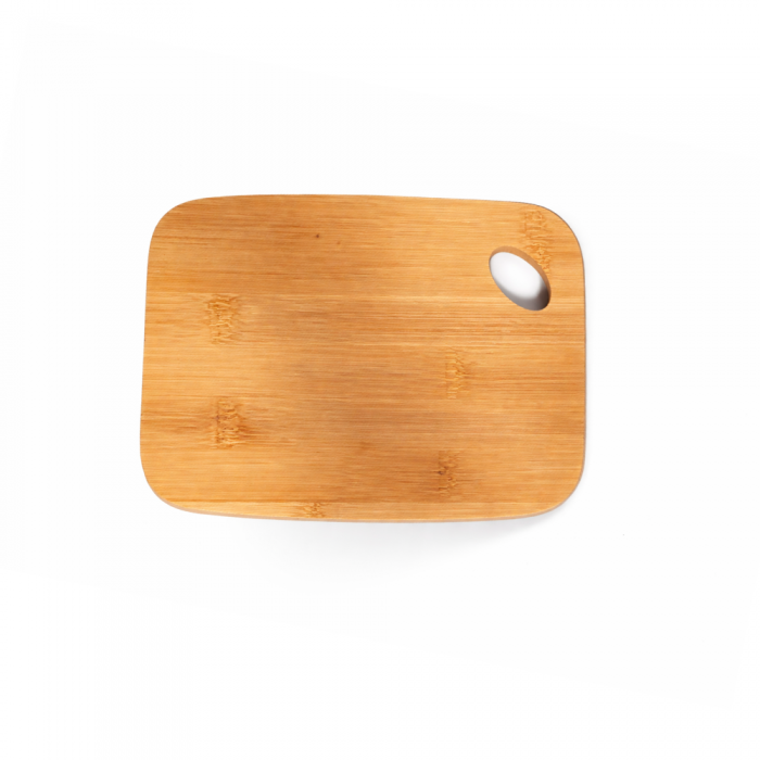 Tocator Bucatarie din Bambus Natural, Placa de Taiere pentru Legume, 20 X 14 CM