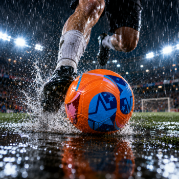Minge Fotbal Portocalie Profesională, Suprafață Rezistentă, Ideală pentru Teren