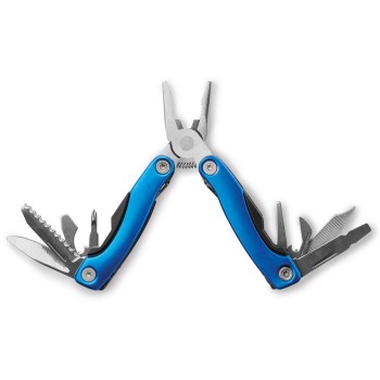 Mmini Instrument Cleste Patent Multifunctional din Otel Inoxidabil si Metal , 9 Functii Albastru