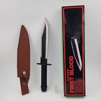 Cutit Maceta Rambo First Blood, 6mm grosime,  36 cm, teaca, busola