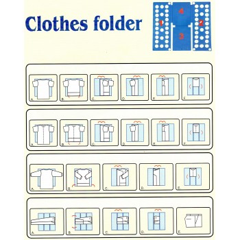 Dispozitiv impachetat haine, tricou, pantalon, pulover, 60 cm