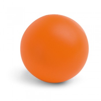 Minge antistres din spuma tip burete, gri,  5 cm, portocalie