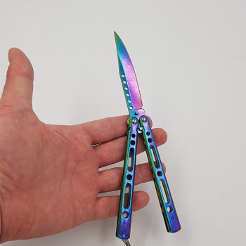 Cutit, Briceag fluture, Butterfly, Balisong  25 cm, fade clasic