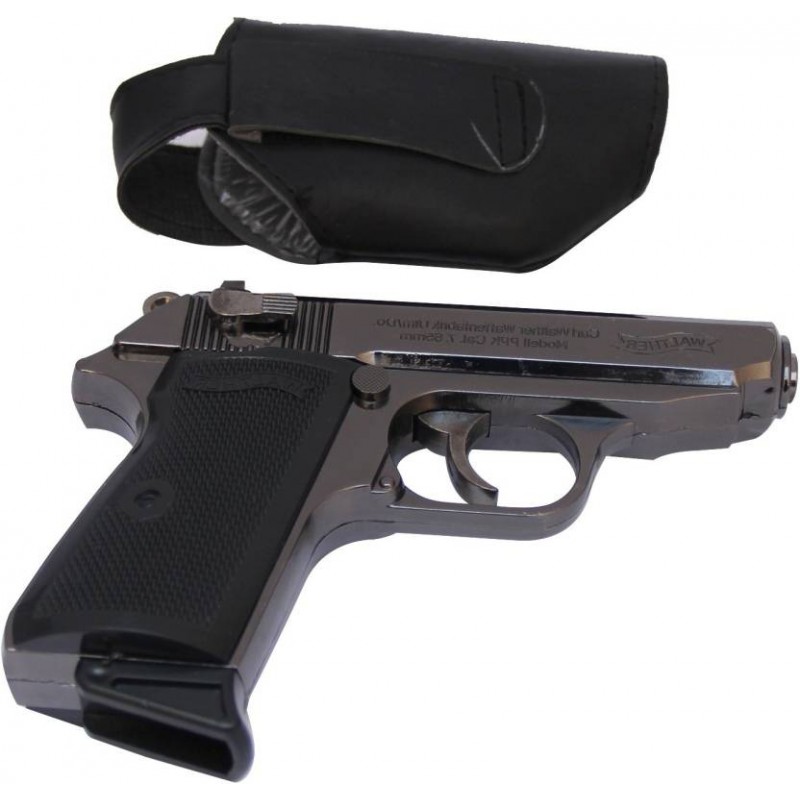 Bricheta pistol Walther  PPK calibru 7.65mm,  negru, scara 1 la 1