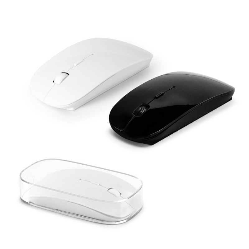 Mouse wireless, 2,4 GHz, 2 baterii AAA, cutie transparenta